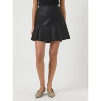 Y.A.S Lederrock YASCOLLY MW NAPLON LEATHER SKIRT NOOS
