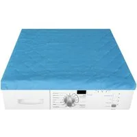 Bestlivings Waschmaschinenbezug 60x60cm aus Baumwolle/Polyester, mit Gummizug, Frottee-Steppung, maschinenwaschbar & trocknergeeignet