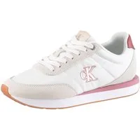 Calvin Klein RETRO RUNNER ESS MIX MAT Keilsneaker Schnürschuh, Halbschuh, Freizeitschuh mit leichter Laufsohle