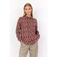 soyaconcept Hemdbluse SC-ILYA 2 aus Viskose, normale Passform, hinten länger geschnittener Saum