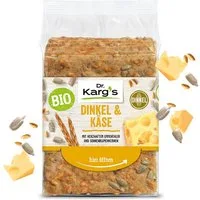 Dr. Kargs Brot, Kargs Bio Knäckebrot Dinkel und Käse würzig vegetarisch 200g
