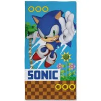 Sonic SEGA Strandtuch Sonic Badetuch Handtuch Strandtuch 70 x 140 cm