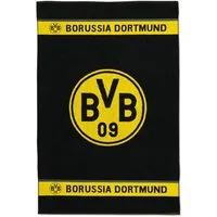 BVB Badetuch BVB-Badetuch Emblem 100x150 cm, Baumwolle (Packung, 1-St), mit Schlaufe