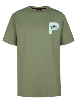 Petrol Industries - Boys T-Shirt SS Classic Print sage - Gr. - 152