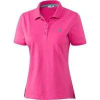U.S. Polo Assn. Poloshirt Stretch-Piqué mit taillierte Passform