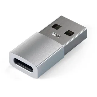 Satechi Aluminum Type-A to Type-C USB Adapter silver