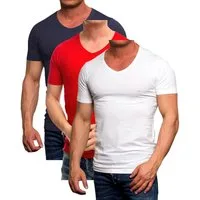 Jack & Jones T-Shirt (Spar-Set, 3er-Pack) in Unifarben