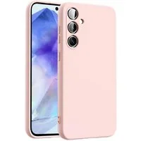 CoolGadget Handyhülle Silikon Case für das Samsung Galaxy A35 5G Slim TPU Cover 6,6 Zoll, Weiche Schutz Hülle mit Innen Fleece aus Stoff Handy Tasche