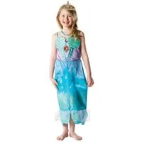 Rubie´s Prinzessin-Kostüm Disney Prinzessin Arielle Kostüm Größe 110-116, Ärmelloses Trägerkleid mit jeder Menge Glitter