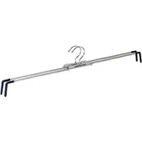 WENKO Kleiderbügel Silberner Hosenbügel, 2 Stück, WENKO, (Set, 1-tlg)