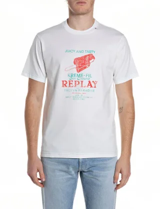 REPLAY - M3385 .000.23608P natural white - Gr. - XL