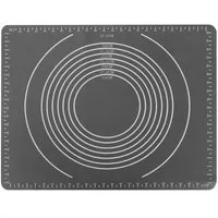 com-four Backmatte Silikon Backmatte - nachhaltige Alternative zu Backpapier, (1-tlg), rutschfeste Backunterlage für den Backofen