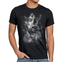 style3 T-Shirt Falcon in Space rasender falke star krieg wars imperium der sterne