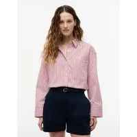 Tommy Hilfiger Hemdbluse MODERN REG POPLIN LS SHIRT Baumwolle, Brusttasche, regular fit