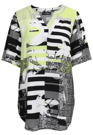 Doris Streich - Bluse lemon - Gr. - 52