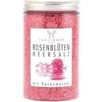 Haslinger Badezusatz Rosenblüten, 1-tlg., Meersalz mit Rosenwasser 450 g