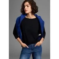 Laura Scott 3/4-Arm-Shirt Basic-Stil, 3/4-Ärmellänge, U-Boot-Ausschnitt, ohne Tasche