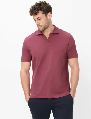 Brax Herren Polo Style PRINCETON iced lavender, helles lila, Gr. XS