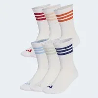 adidas Performance Sportsocken 3-STREIFEN ESSENTIALS CUSHIONED CREW 6ER-PACK (6-Paar)