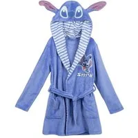 Disney Bademantel Stitch Bademantel mit Kapuze, 100% POLYESTER