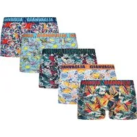 emeco Retro Boxer 5er Pack Boxershorts Herren Boxer Shorts Baumwolle Unterhose 5068GVG (5-St)