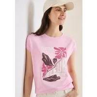 CECIL Print-Shirt mit U-Boot-Ausschnitt