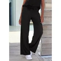 French Connection Schlupfhose aus Veloursleder-Imitat mit seitlichen Taschen, Loungewear
