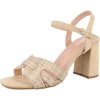 Ital-Design Sandalette (89092321) Blockabsatz Sandalen & Sandaletten in Beige