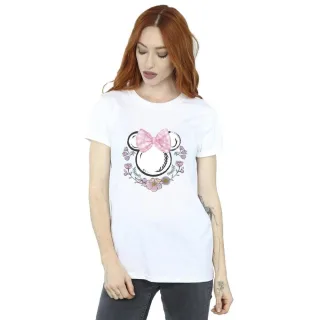 Disney - T-Shirt Schleife für Damen (Weiß)