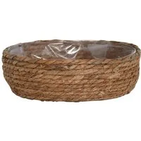 Grafelstein Blumentopf Pflanzschale SEASON braun D35cm aus Pflanzenfaser