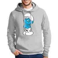 Blondie & Brownie Hoodie Herren Schlaubi Schlumpf Schlümpfe Schlumpfine mit Kapuze