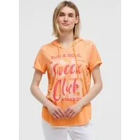 SOCCX Kapuzenshirt mit Seitenschlitze