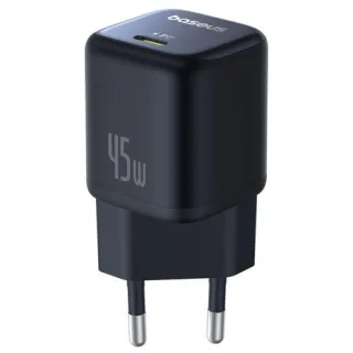 Baseus PicoGo GaN Ladegerät 45W EU Schwarz
