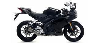 Sport Auspuff Komplettanlage Arrow Thunder TITAN Yamaha MT-125 RE39 Bj.2020 +Kat/eintragungsfrei