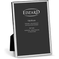 EDZARD Bilderrahmen Genua, versilbert und anlaufgeschützt, für 13x18 cm Foto
