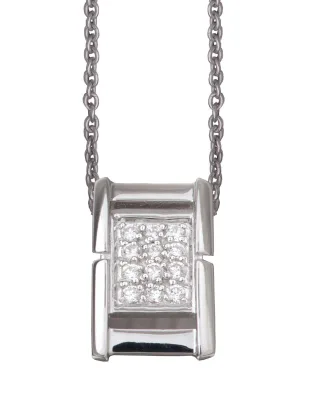 Orphelia Damen-Kette aus 925er Sterlingsilber mit Anhänger – Silber ZH-4559