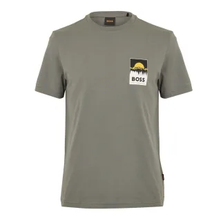 Boss - T-Shirt für Herren, Jersey (Grau)