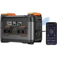 Rolipo Stromerzeuger 2400W (4500W Spitze) Tragbare Powerstation,2048Wh LiFePO4-Akku, 4,5 in kW, 4*AC2400W,2*DC120W,1*Cigar Port(120W),4*USB A,2*Type-CPD100W & PD18W