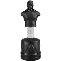 MAXXUS Boxdummy PUNCHLINE Pro Fighter - Boxpuppe, Trainingsdummy, Bob, Kampfsport (1-tlg), Boxsack, Standboxsack, 3 Fach höhenverstellbar: 160/170/180 cm