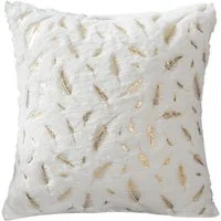 BTTO Kissenbezüge Kissenbezüge 45x45cm,Zierkissenbezug Goldstempelfeder Kissenhüllen, (2 Stück), Samt Zierkissenhülle,Couchkissenbezug,Sofakissenbezug,für Dekor
