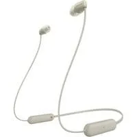 WI-C100C, Kopfhörer beige, Bluetooth, USB-C