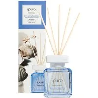 IPURO Raumduft Sunny Beach Time, 100 ml, Glasflakon mit Rattan-Holzstäbchen