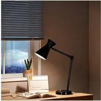OTTO home Tischleuchte Renell, Ein-/Ausschalter, ohne Leuchtmittel, Minimalistisch, glänzend, individuell einstellbar, Schreibtischlampe