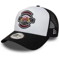 New Era Baseball Cap Pigs Eyes Garage New Era A-Frame Trucker Cap Weiß Schwarz (1-St)