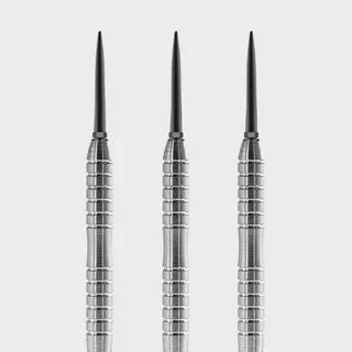Steel Dart Barrel Scallop Grip1 V1 - Silber / 21g