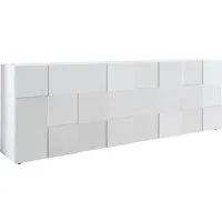 Home affaire Sideboard Dama Breite 241, Kommode 4 Türen, Anrichte, Front in 3D-Optik, viel Stauraum, verschiedene Farben