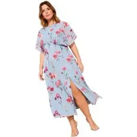LIPSY Midikleid Lipsy Gewebtes Midi-Kleid Curve (1-tlg)
