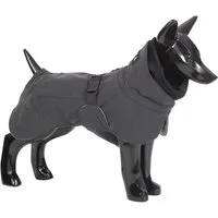 PAIKKA Hundemantel Hunde Winter-Jacke reflektierend "Visibility" grau/dark