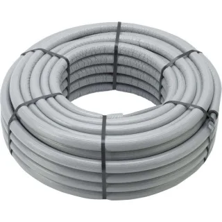Viega Raxofix Mehrschichtverbund-Rohr 645809 16 x 2,2 mm, 50 m Ring, Dämmung 9 mm, Kunststoff grau