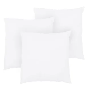 buttinette Kissenfüllung im 3er Pack, quadratisch, Größe: 40 x 40 cm